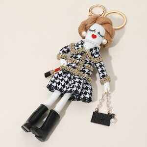 Fashion Doll Keychain / Bag Charm